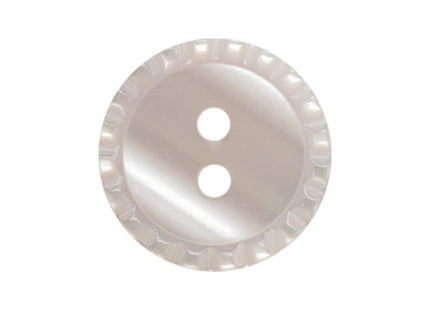 Round Two Tone Shimmer Bead Edge Buttons -- Choice of 9 Bright Colours 3 Sizes - ThreadandTrimmings