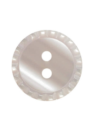 Round Two Tone Shimmer Bead Edge Buttons -- Choice of 9 Bright Colours 3 Sizes - ThreadandTrimmings