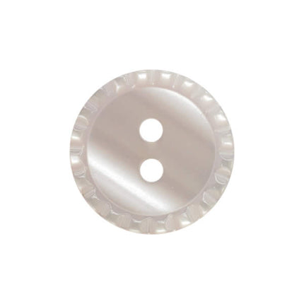 Round Two Tone Shimmer Bead Edge Buttons -- Choice of 9 Bright Colours 3 Sizes - ThreadandTrimmings