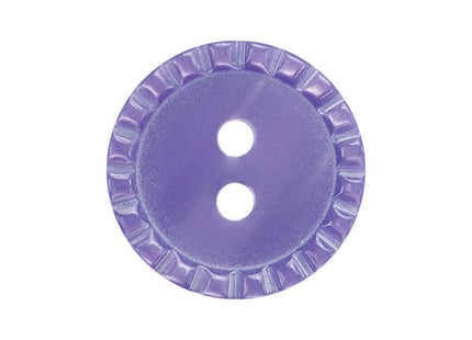 Round Two Tone Shimmer Bead Edge Buttons -- Choice of 9 Bright Colours 3 Sizes - ThreadandTrimmings