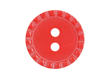 Round Two Tone Shimmer Bead Edge Buttons -- Choice of 9 Bright Colours 3 Sizes - ThreadandTrimmings