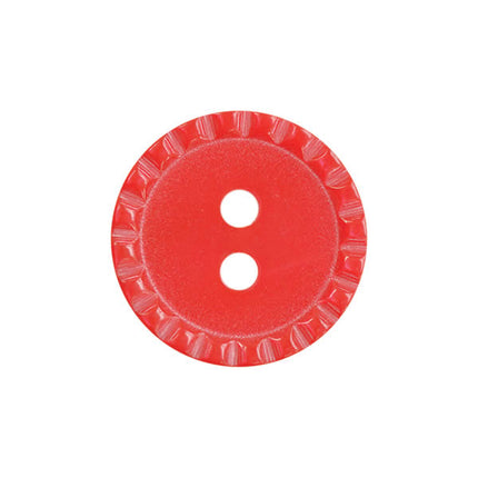 Round Two Tone Shimmer Bead Edge Buttons -- Choice of 9 Bright Colours 3 Sizes - ThreadandTrimmings