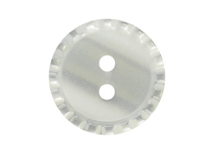 Round Two Tone Shimmer Bead Edge Buttons -- Choice of 9 Bright Colours 3 Sizes - ThreadandTrimmings