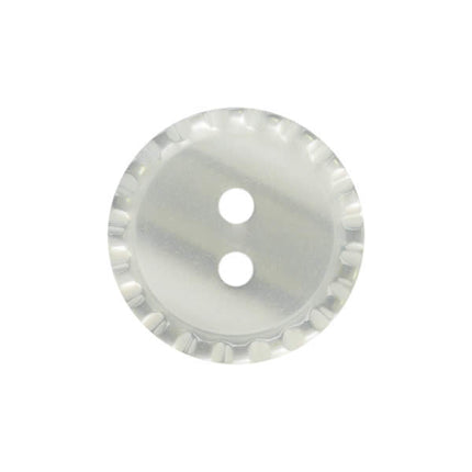 Round Two Tone Shimmer Bead Edge Buttons -- Choice of 9 Bright Colours 3 Sizes - ThreadandTrimmings