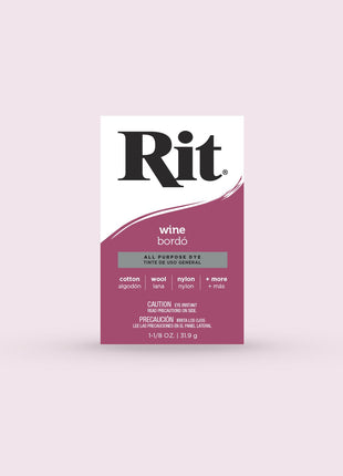 Rit All Purpose Dye Powder For Clothing Fabrics Plastics Accessories Tie Dye Art - ThreadandTrimmings