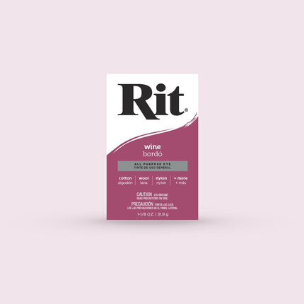 Rit All Purpose Dye Powder For Clothing Fabrics Plastics Accessories Tie Dye Art - ThreadandTrimmings
