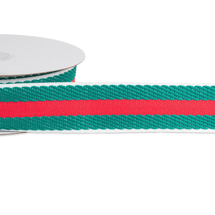 Webbing Herringbone Striped Webbing for Bag Making 40mm Wide Price per Meter - ThreadandTrimmings
