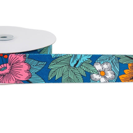 Webbing Shiny Printed Webbing for Bag Making - 38mm Wide - Price per Meter - ThreadandTrimmings