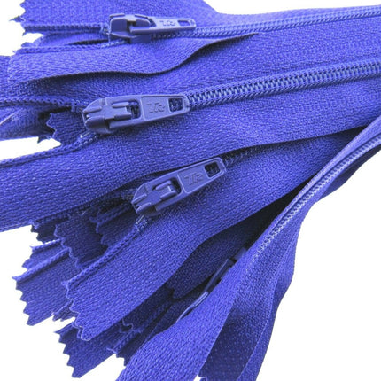 Nylon Closed End Zips 9" - 23cm / 26 Colours / Matching Zip Puller /Trebla Brand