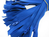 Nylon Closed End Zips 9" - 23cm / 26 Colours / Matching Zip Puller /Trebla Brand