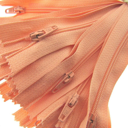 Nylon Closed End Zips 9" - 23cm / 26 Colours / Matching Zip Puller /Trebla Brand