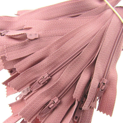 Nylon Closed End Zips 9" - 23cm / 26 Colours / Matching Zip Puller /Trebla Brand