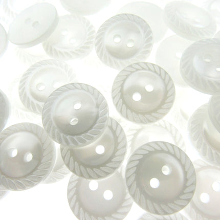 Round Milled Edge Baby Buttons Ideal Knit & Baby Wear Buttons 7 Colours - ThreadandTrimmings