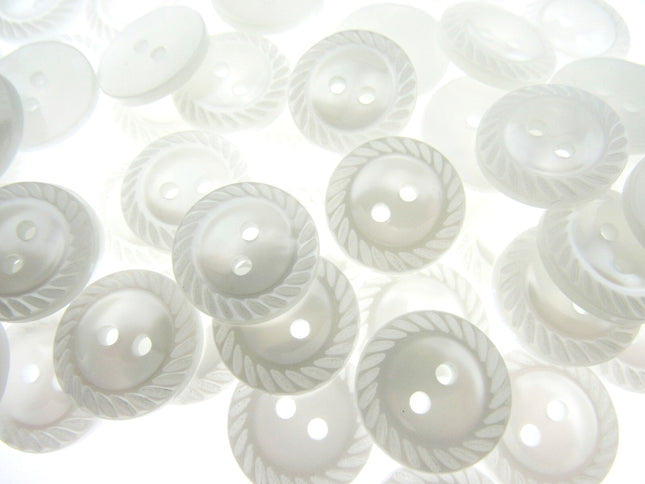 Round Milled Edge Baby Buttons Ideal Knit & Baby Wear Buttons 7 Colours - ThreadandTrimmings