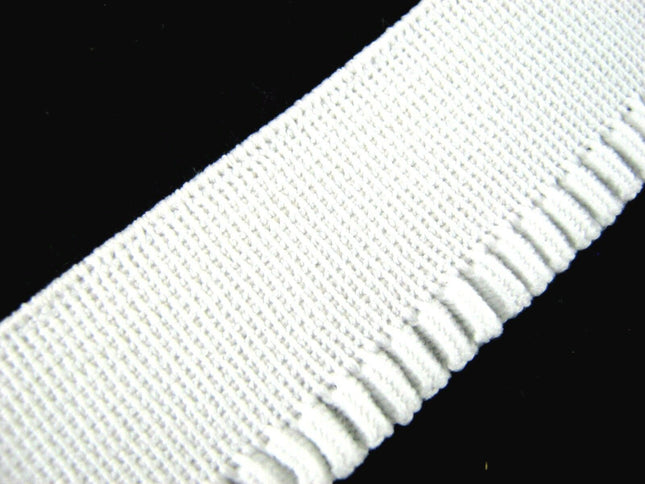 Underpants Elastic With Frill - 25mm Wide - ThreadandTrimmings