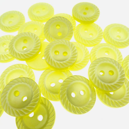 Round Milled Edge Baby Buttons Ideal Knit & Baby Wear Buttons 7 Colours - ThreadandTrimmings