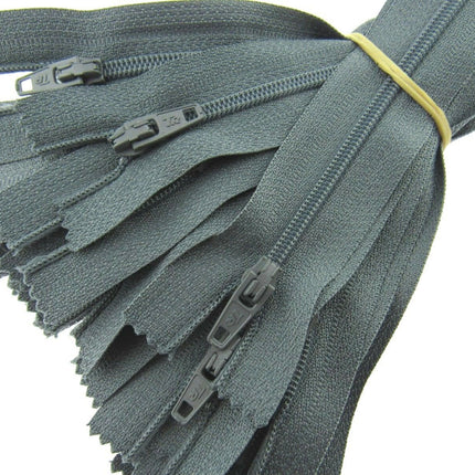 Nylon Closed End Zips 9" - 23cm / 26 Colours / Matching Zip Puller /Trebla Brand