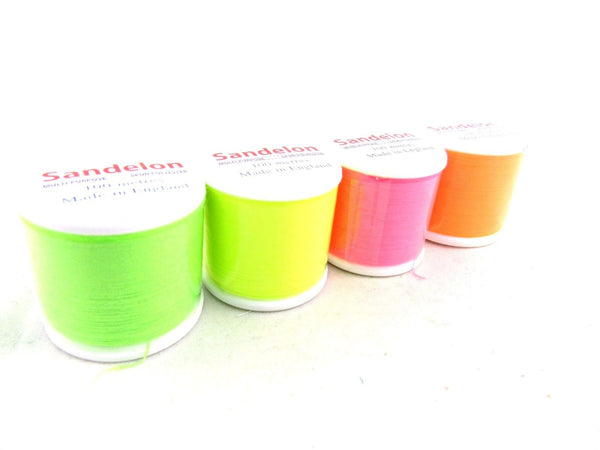 100m Fluorescent Polyester Overlocker Sewing Thread - ThreadandTrimmings