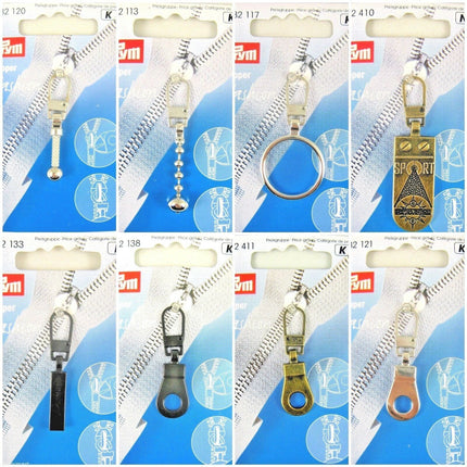 Fashion Zip Puller by Prym / Zipper Pull - Easy Grab - Ring Pull for Sore Hands - ThreadandTrimmings