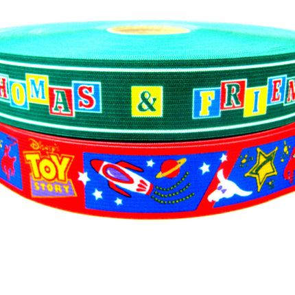 20 x meters Childrens Printed Design Elastic 28mm Wide - Suitable for Belts - ThreadandTrimmings