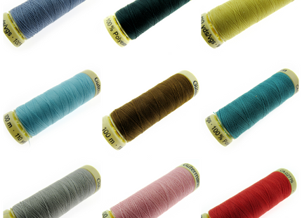 Gutermann Sew All Sewing Thread 100% Polyester 100m Reels OEKO-TEX STANDARD - ThreadandTrimmings