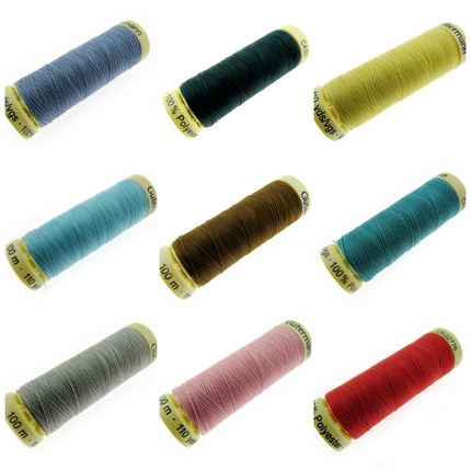 Gutermann Sew All Sewing Thread 100% Polyester 100m Reels OEKO-TEX STANDARD - ThreadandTrimmings