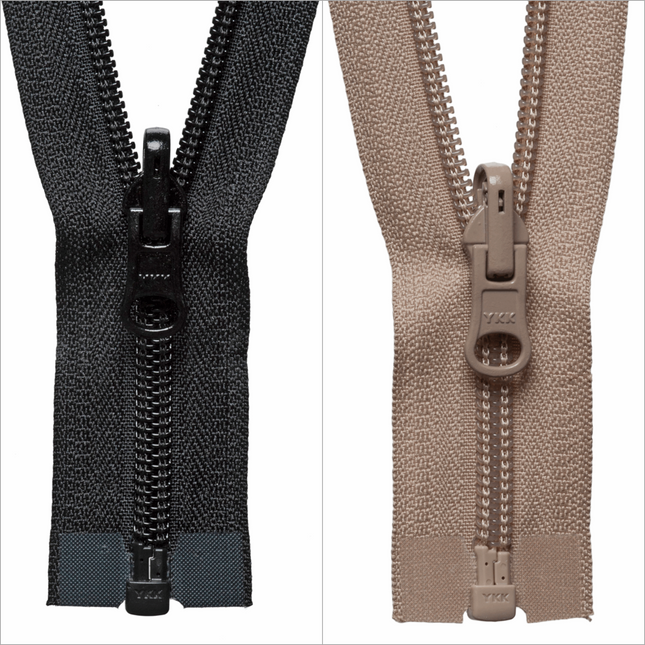 YKK SLEEPING BAG ZIP with REVERSIBLE ZIP PULLER - 245cm / 96 " - #5 ZIP CHAIN - ThreadandTrimmings