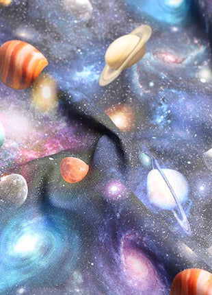 Cotton Fabric with Digitally Printed Planet Universe Theme 59" Wide 100% Cotton - ThreadandTrimmings