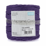 Macramé Cord: Cotton: 87m x 4mm: 0.5kg - 20 Colours Available TMC4
