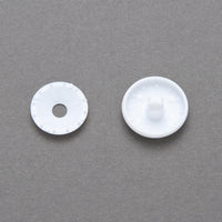 Round Plastic Self Cover Buttons by Whitecroft 11mm / 15mm / 19mm / 22mm / 29mm