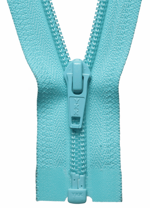 YKK Nylon Open End Zips 18" 20" 22" 24" 5mm Teeth 25 Colours - ThreadandTrimmings