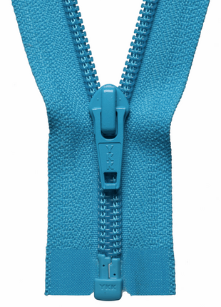 YKK Nylon Open End Zips 18" 20" 22" 24" 5mm Teeth 25 Colours - ThreadandTrimmings