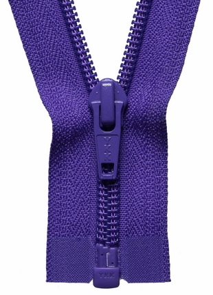 YKK Nylon Open End Zips 18" 20" 22" 24" 5mm Teeth 25 Colours - ThreadandTrimmings