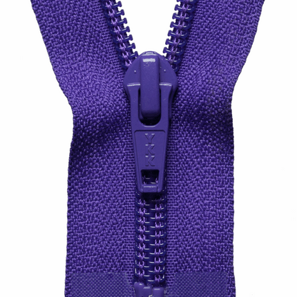 YKK Nylon Open End Zips 10" 12" 14" 16" 5mm Teeth 25 Colours - ThreadandTrimmings