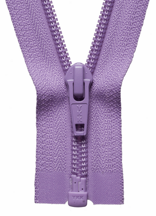 YKK Nylon Open End Zips 26" 28" 30" 32" 5mm Teeth 25 Colours - ThreadandTrimmings