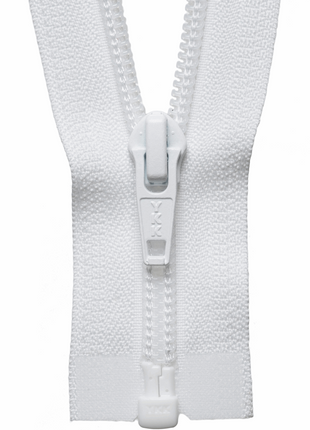 YKK Nylon Open End Zips 18" 20" 22" 24" 5mm Teeth 25 Colours - ThreadandTrimmings