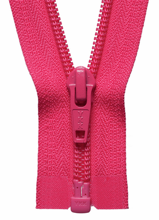 YKK Nylon Open End Zips 18" 20" 22" 24" 5mm Teeth 25 Colours - ThreadandTrimmings