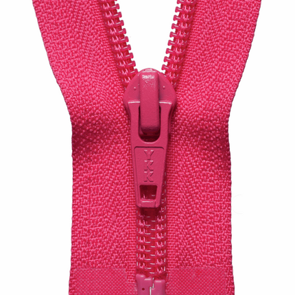 YKK Nylon Open End Zips 10" 12" 14" 16" 5mm Teeth 25 Colours - ThreadandTrimmings