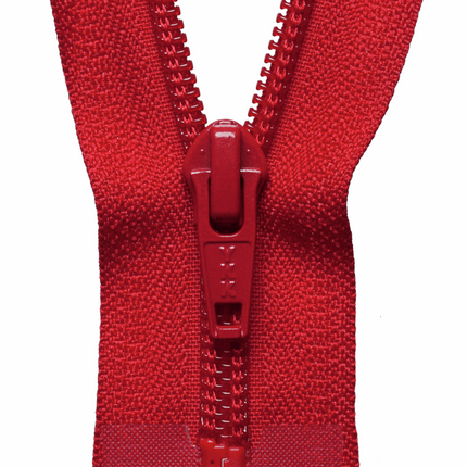 YKK Nylon Open End Zips 18" 20" 22" 24" 5mm Teeth 25 Colours - ThreadandTrimmings