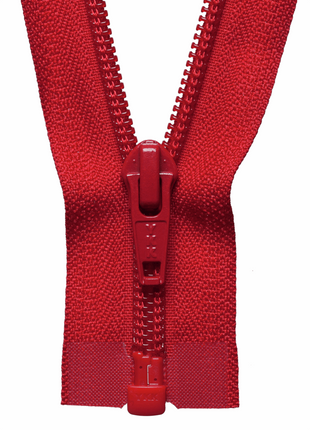 YKK Nylon Open End Zips 18" 20" 22" 24" 5mm Teeth 25 Colours - ThreadandTrimmings