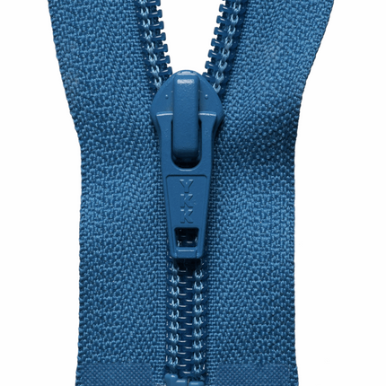 YKK Nylon Open End Zips 10" 12" 14" 16" 5mm Teeth 25 Colours - ThreadandTrimmings
