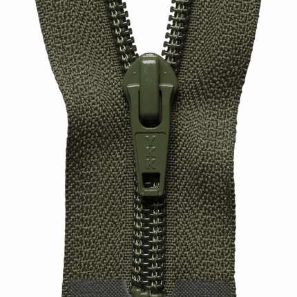 YKK Nylon Open End Zips 10" 12" 14" 16" 5mm Teeth 25 Colours - ThreadandTrimmings