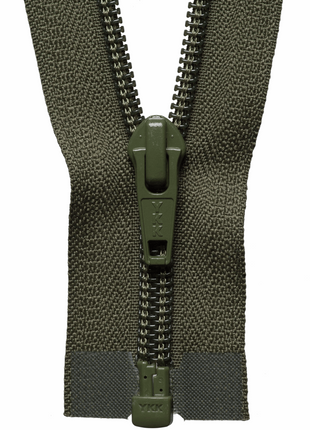 YKK Nylon Open End Zips 26" 28" 30" 32" 5mm Teeth 25 Colours - ThreadandTrimmings