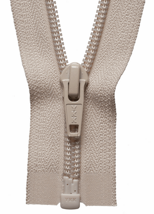 YKK Nylon Open End Zips 18" 20" 22" 24" 5mm Teeth 25 Colours - ThreadandTrimmings