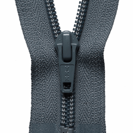 YKK Nylon Open End Zips 18" 20" 22" 24" 5mm Teeth 25 Colours - ThreadandTrimmings
