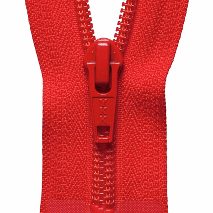 YKK Nylon Open End Zips 26" 28" 30" 32" 5mm Teeth 25 Colours - ThreadandTrimmings