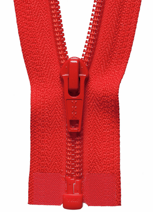 YKK Nylon Open End Zips 18" 20" 22" 24" 5mm Teeth 25 Colours - ThreadandTrimmings