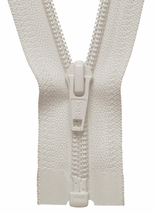 YKK Nylon Open End Zips 26" 28" 30" 32" 5mm Teeth 25 Colours - ThreadandTrimmings