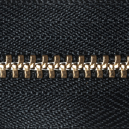 Brass Jean Zips by YKK 7 Colours & 5 Sizes Use For Jeans, Cords & Trousers - ThreadandTrimmings