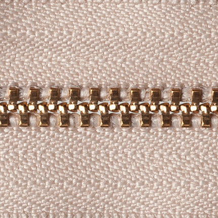 Brass Jean Zips by YKK 7 Colours & 5 Sizes Use For Jeans, Cords & Trousers - ThreadandTrimmings